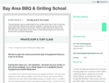 Tablet Screenshot of bayareabbqandgrillingschool.com